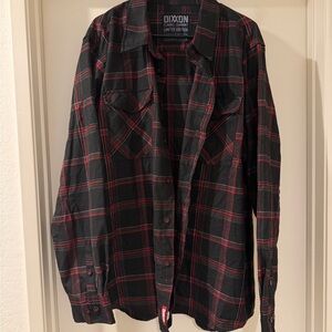 DIXXON Men's Dark Plaid Flannel